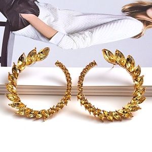 Flowers earrings luxury jewelry